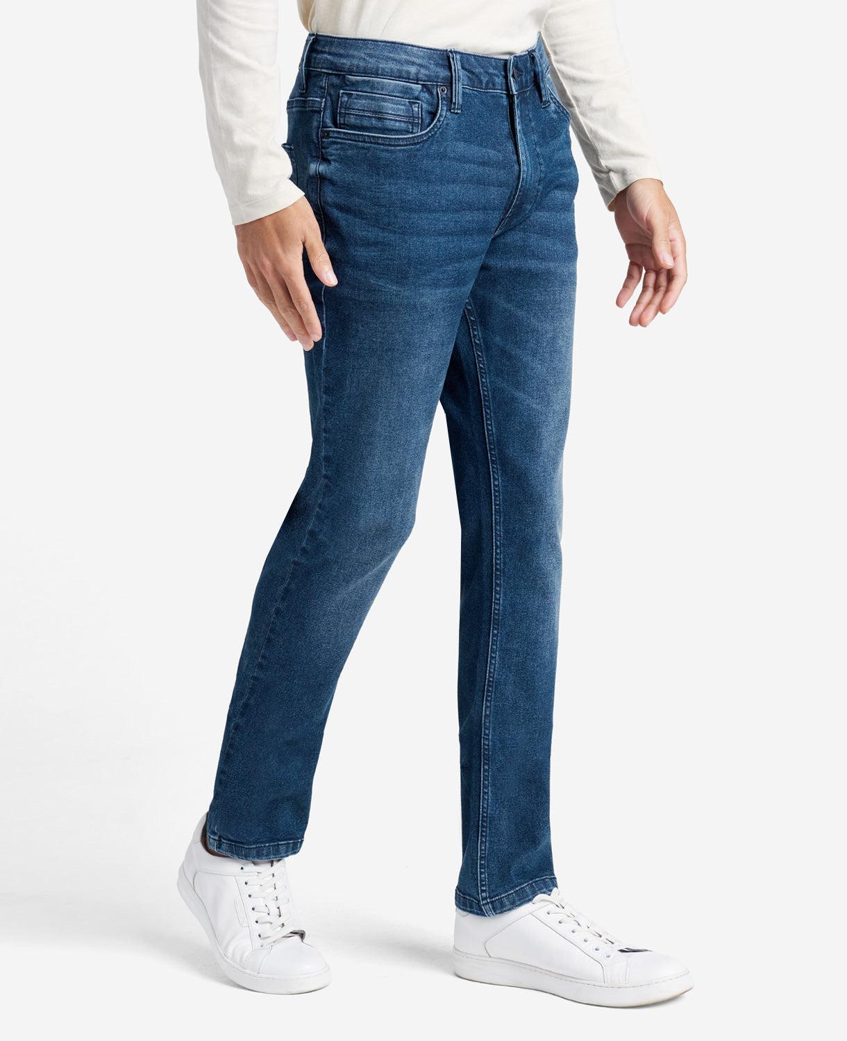 Kenneth Cole | Slim-Fit Recycled Stretch Denim Jean by KENNETH COLE