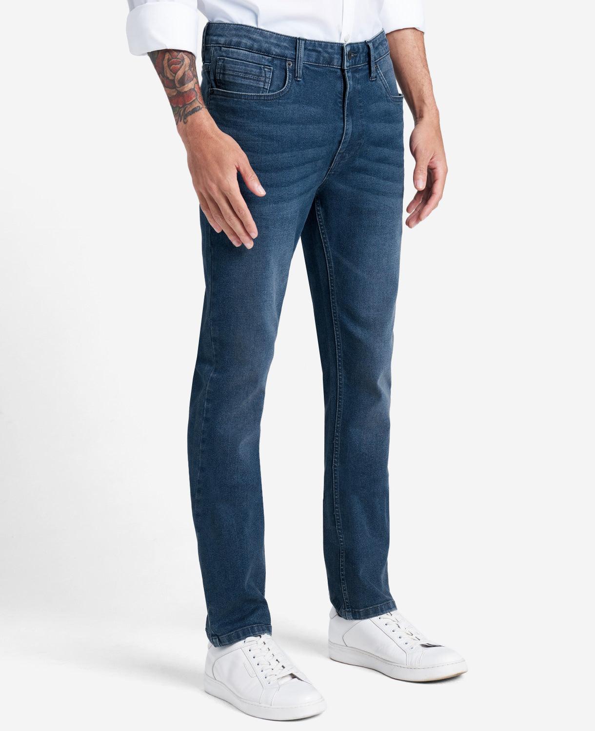 Kenneth Cole | Slim-Fit Recycled Stretch Denim Jean by KENNETH COLE