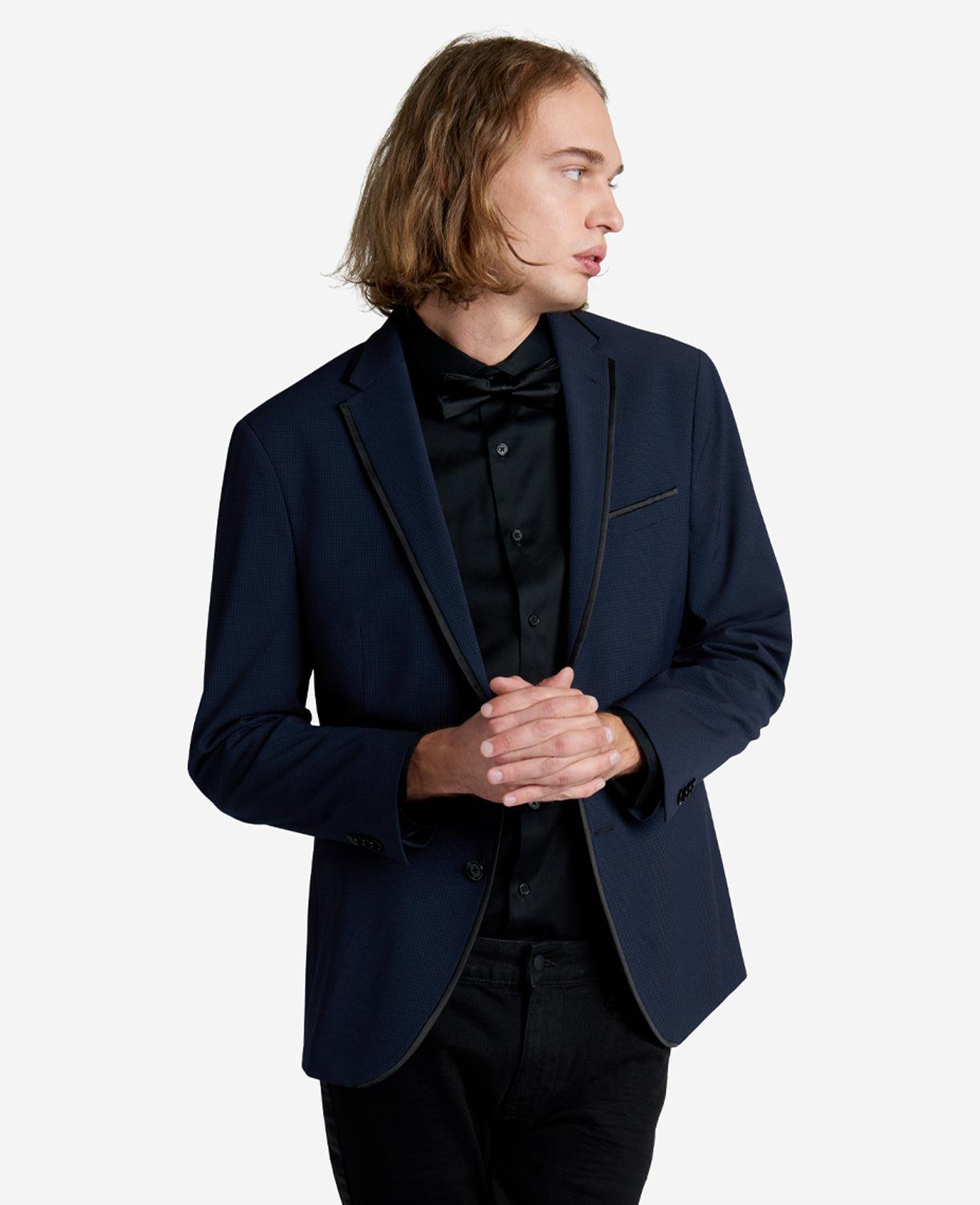 Kenneth Cole | Slim-Fit Seersucker Striped Sport Coat by KENNETH COLE