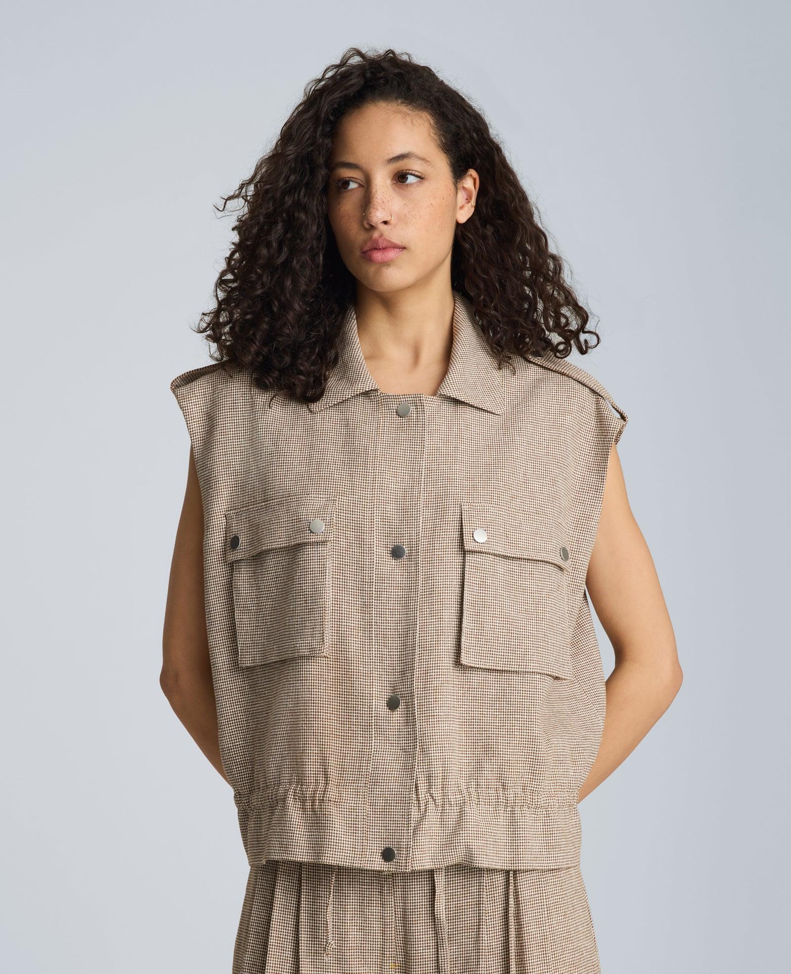 Kenneth Cole | Snap Front Jacket With Drawcord Waist by KENNETH COLE