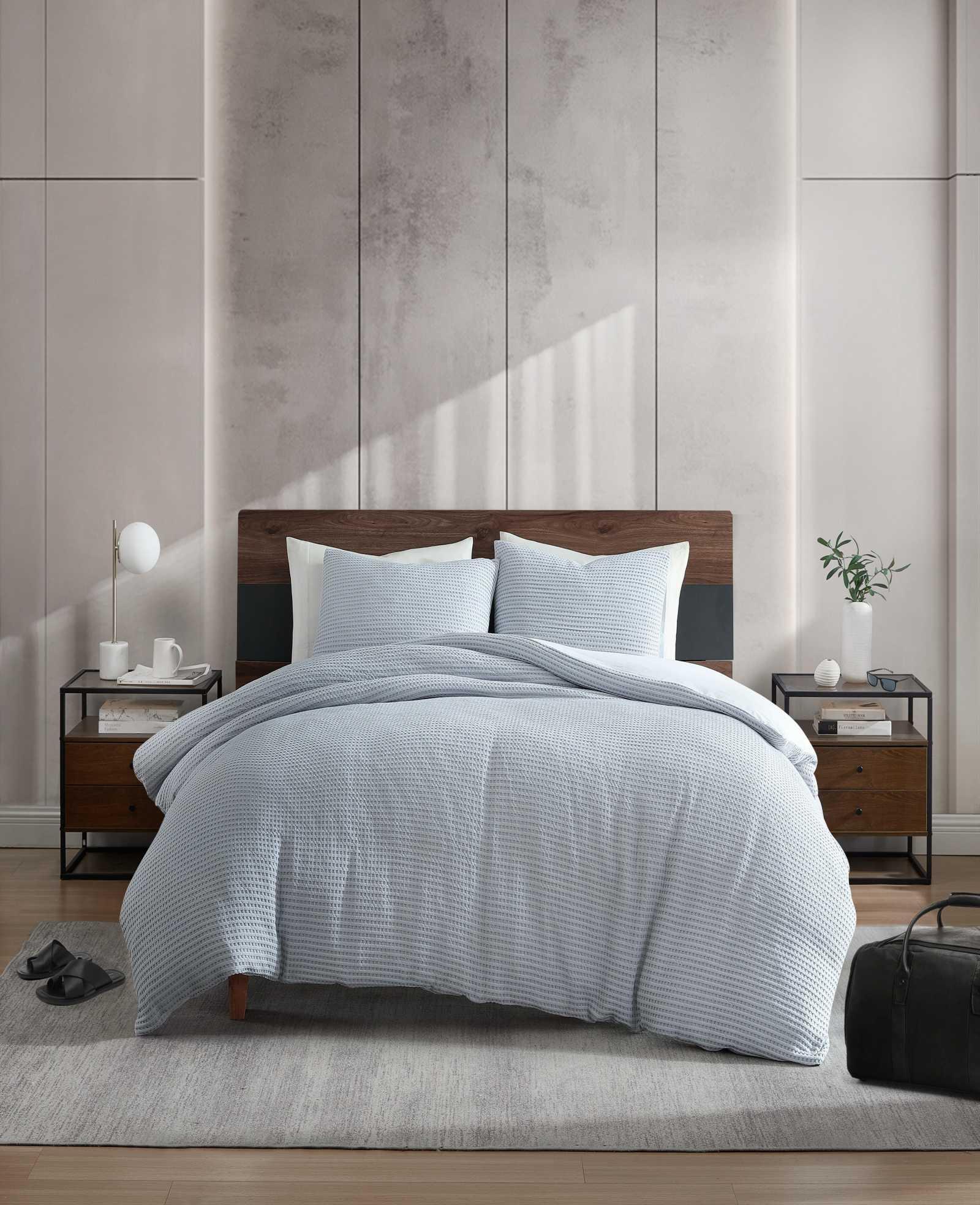 Kenneth Cole | Solid Waffle Comforter Set by KENNETH COLE