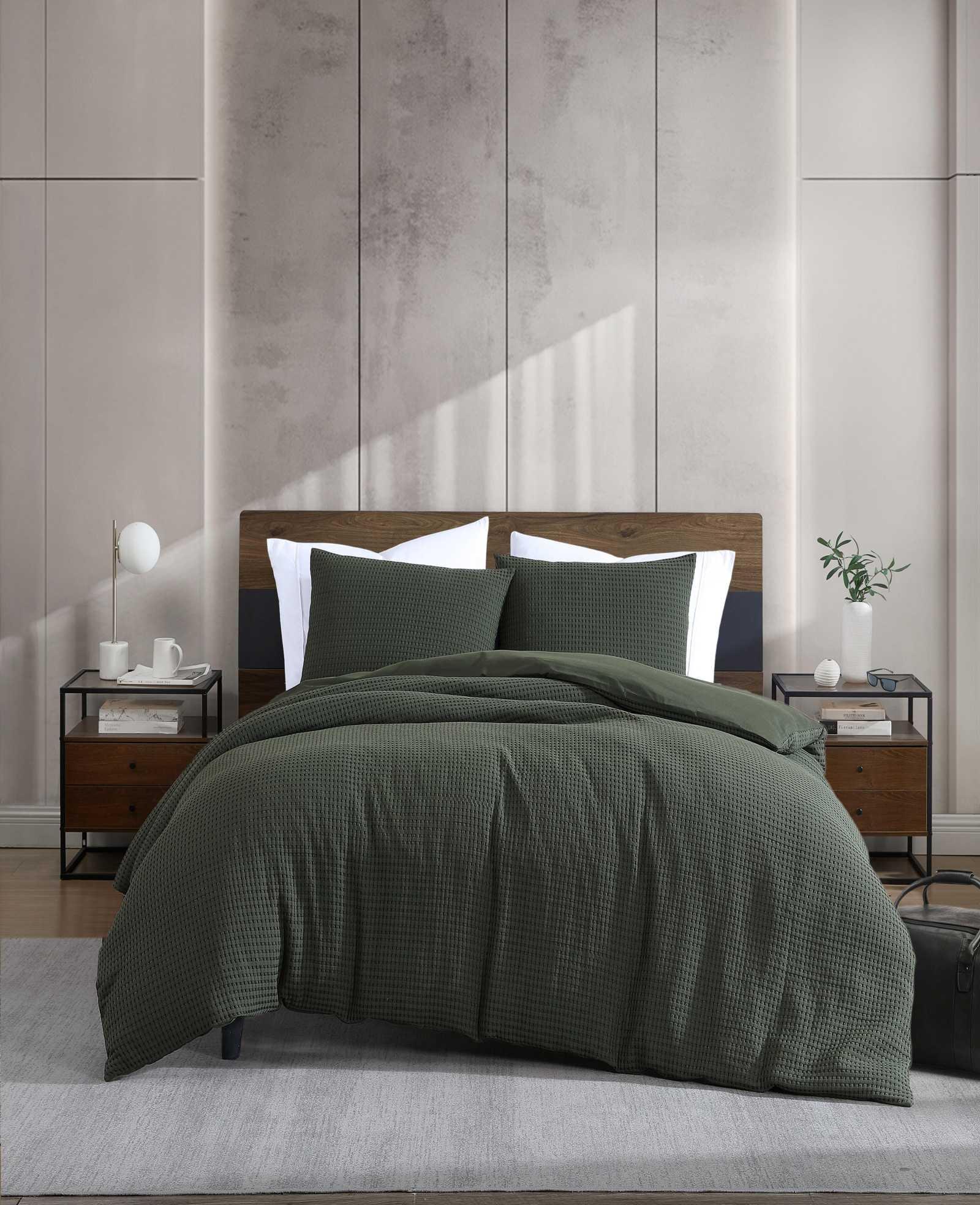 Kenneth Cole | Solid Waffle Comforter Set by KENNETH COLE