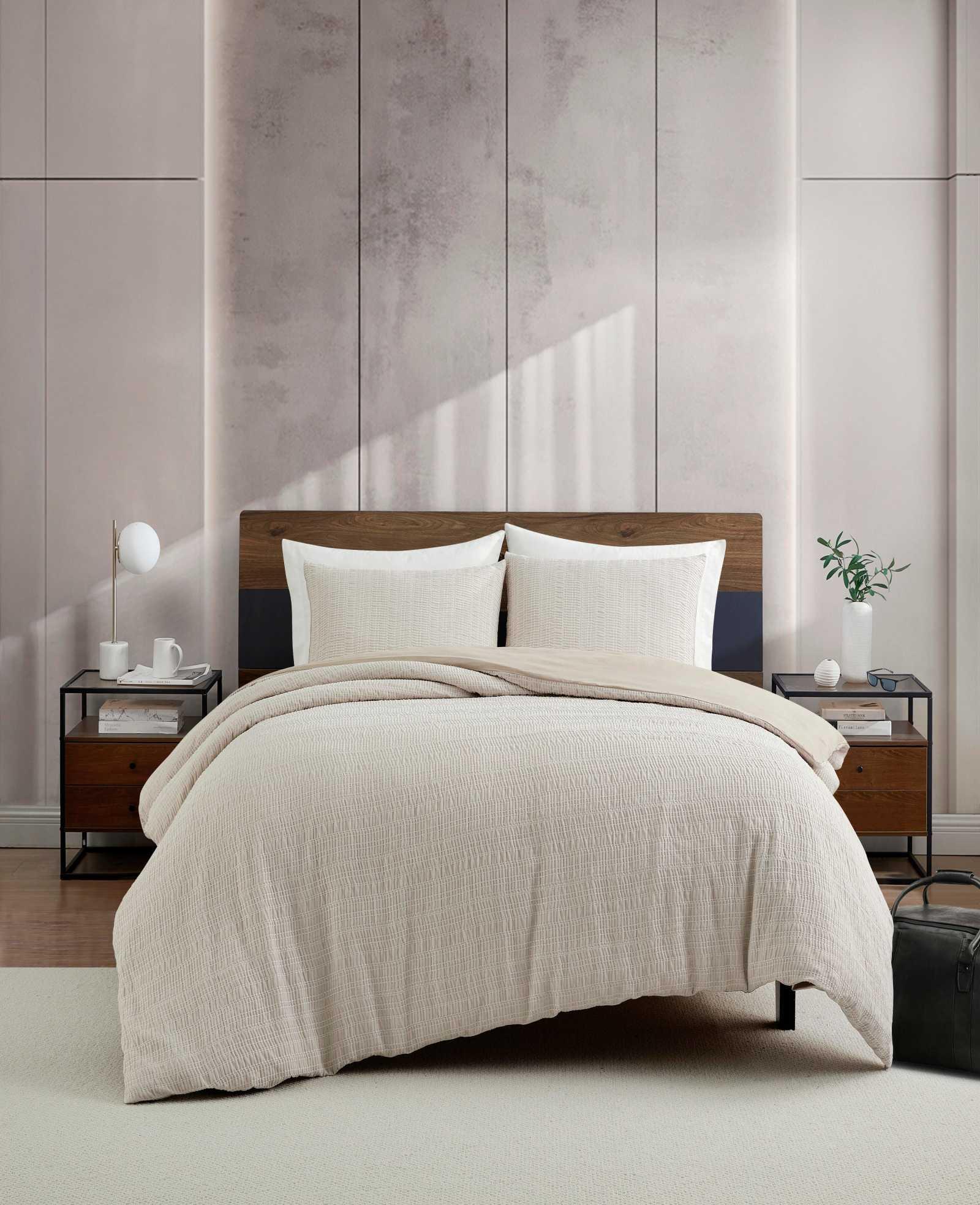 Kenneth Cole | Stitched Gauze Duvet Set by KENNETH COLE