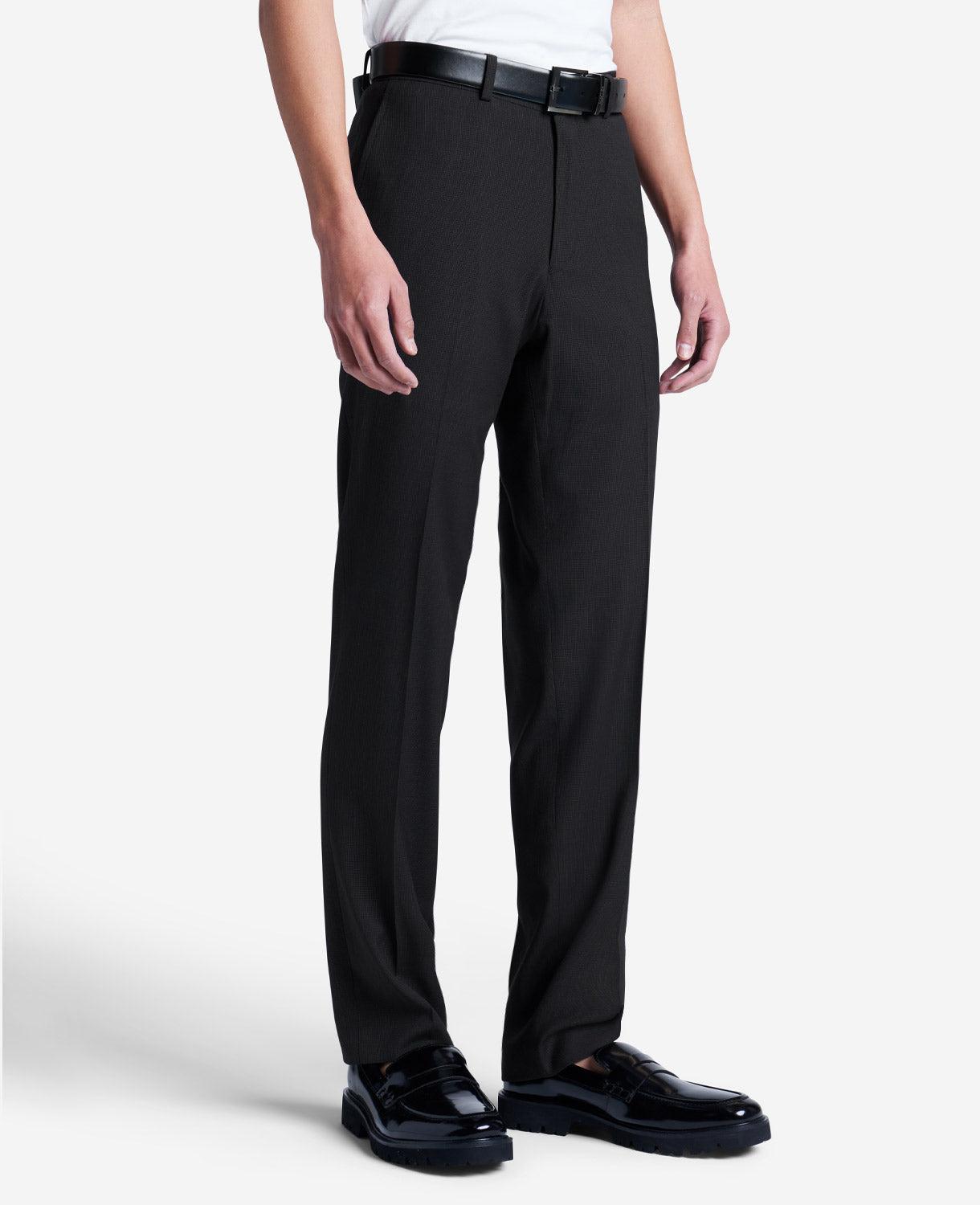 Kenneth Cole | Stretch Mini Grid Slim-Fit Techni-cole Dress Pant by KENNETH COLE