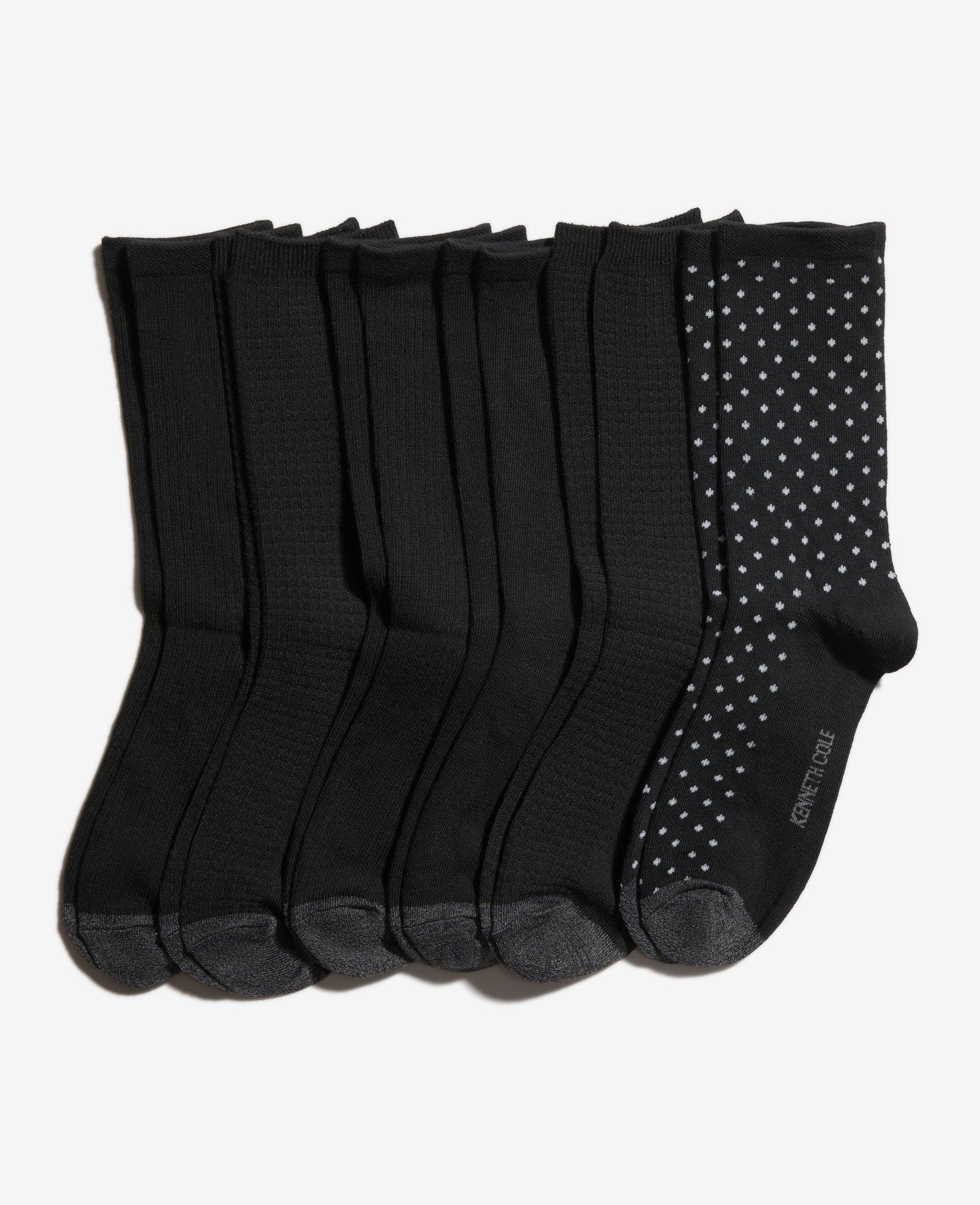 Kenneth Cole | Tiny Dot Crew Socks 6-Pack by KENNETH COLE