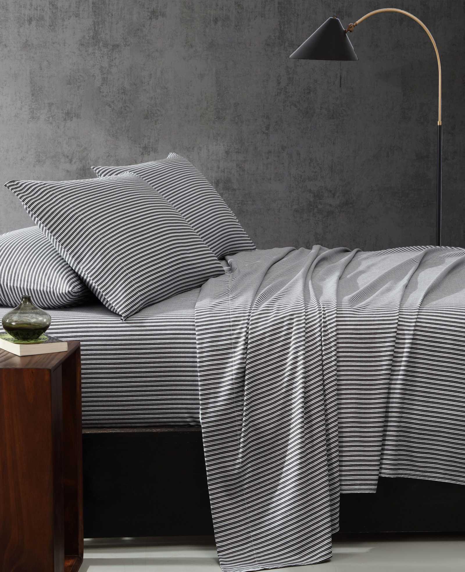 Kenneth Cole | Twill Stripe Texture Sheet Set by KENNETH COLE
