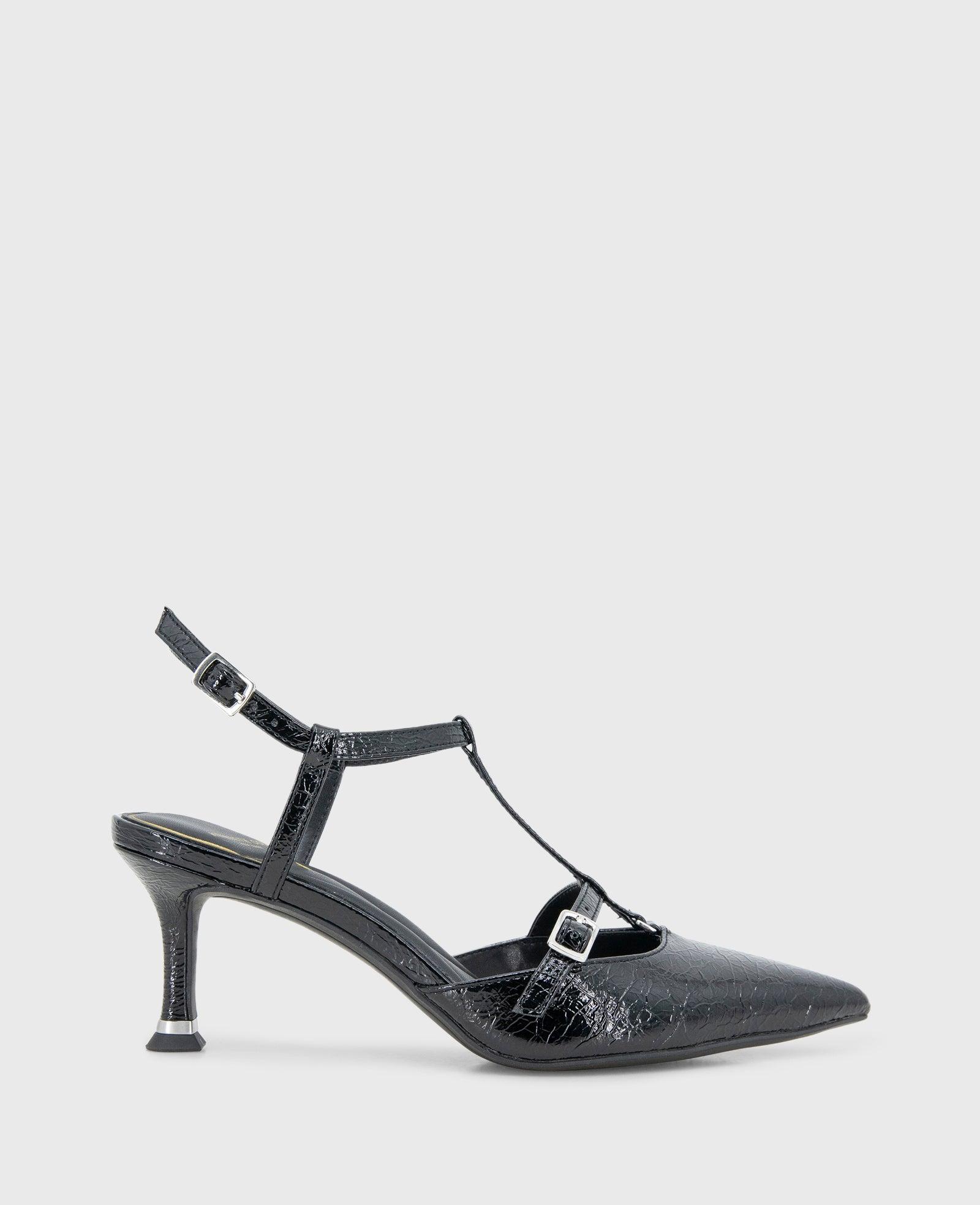 Kenneth Cole | Urka Crinkle Patent Slingback Heel by KENNETH COLE