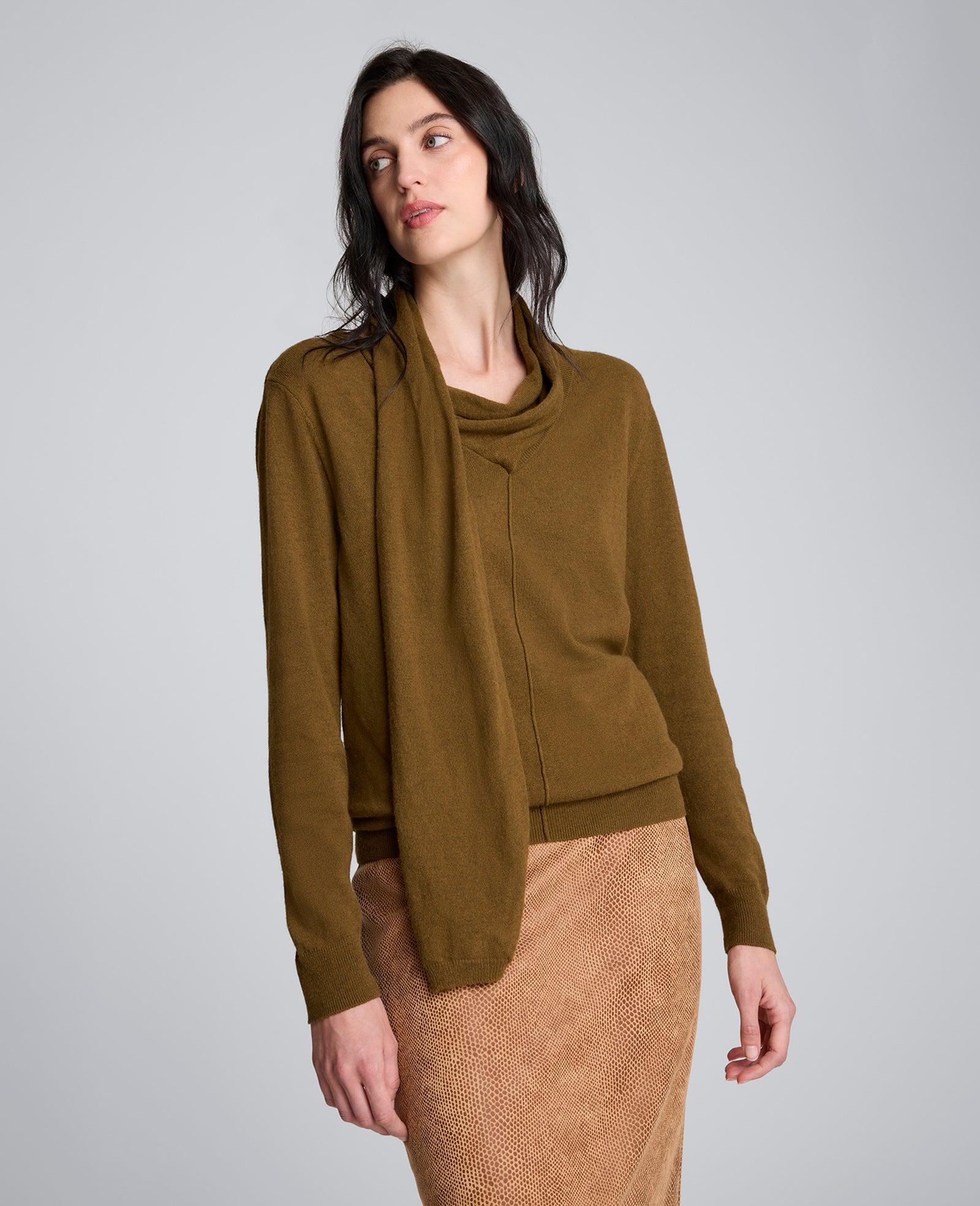 Kenneth Cole | V-Neck Scarf Sweater by KENNETH COLE
