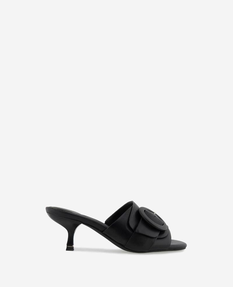 Kenneth Cole | Valentina Leather Kitten Heel Slide Sandal by KENNETH COLE