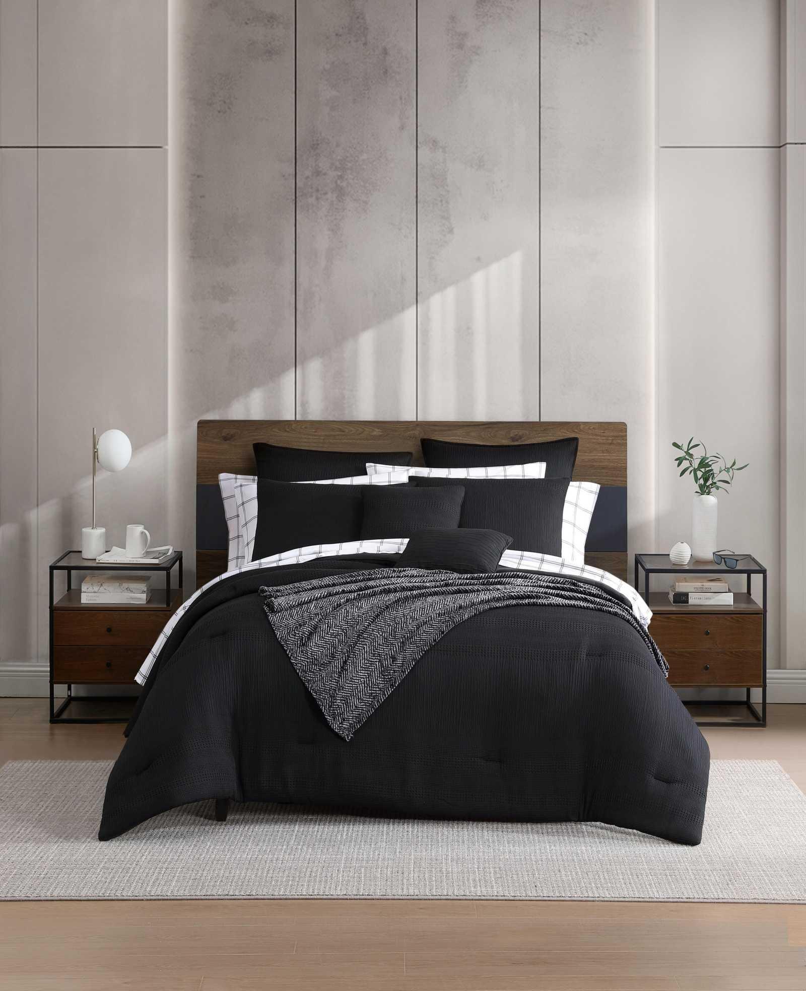 Kenneth Cole | Variegated Waffle Comforter Set by KENNETH COLE