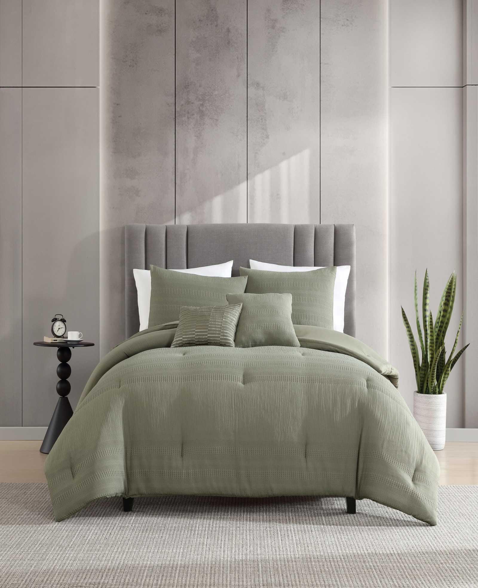 Kenneth Cole | Variegated Waffle Comforter Set by KENNETH COLE