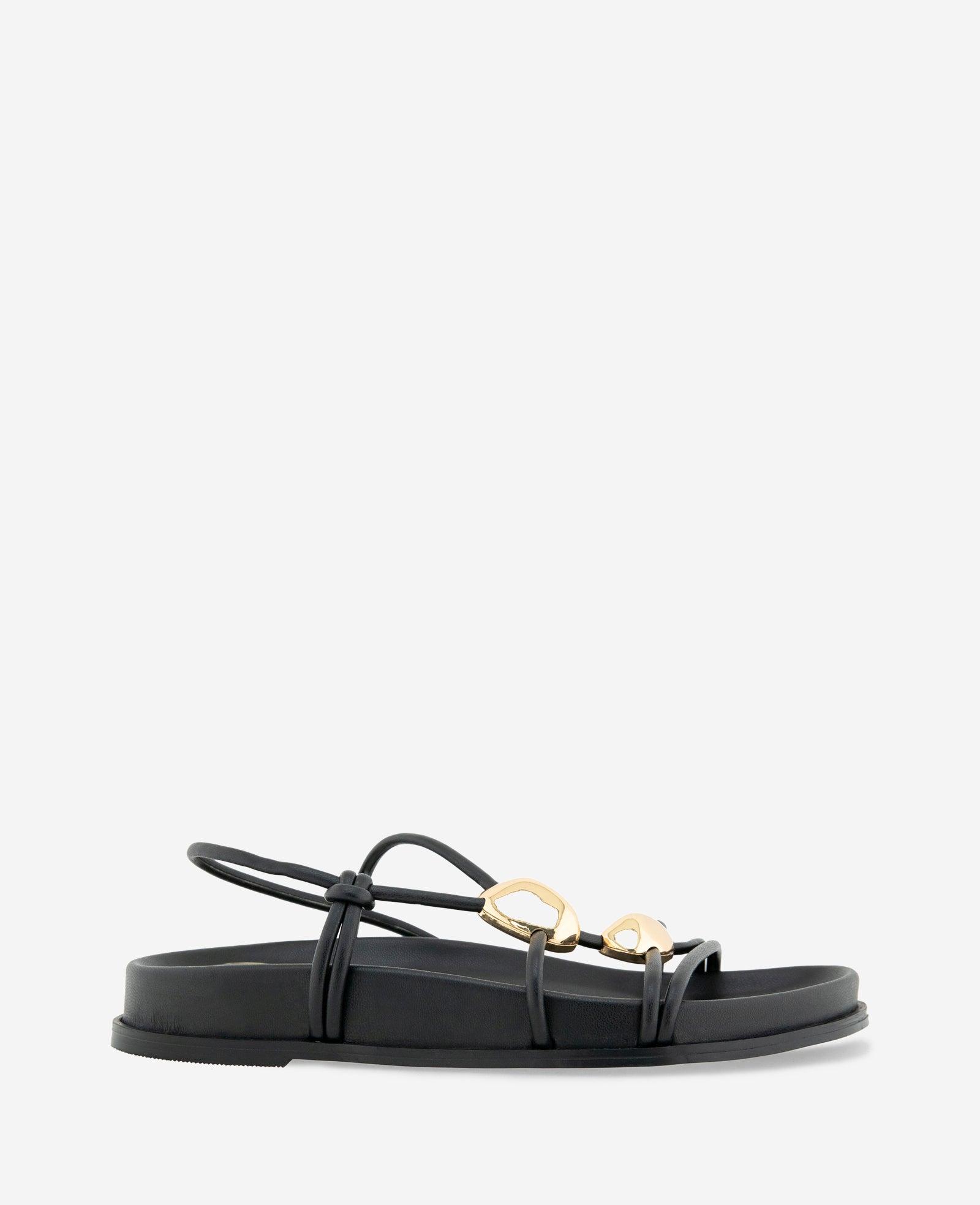 Kenneth Cole | Vera Strappy Leather Embellished Sandal by KENNETH COLE