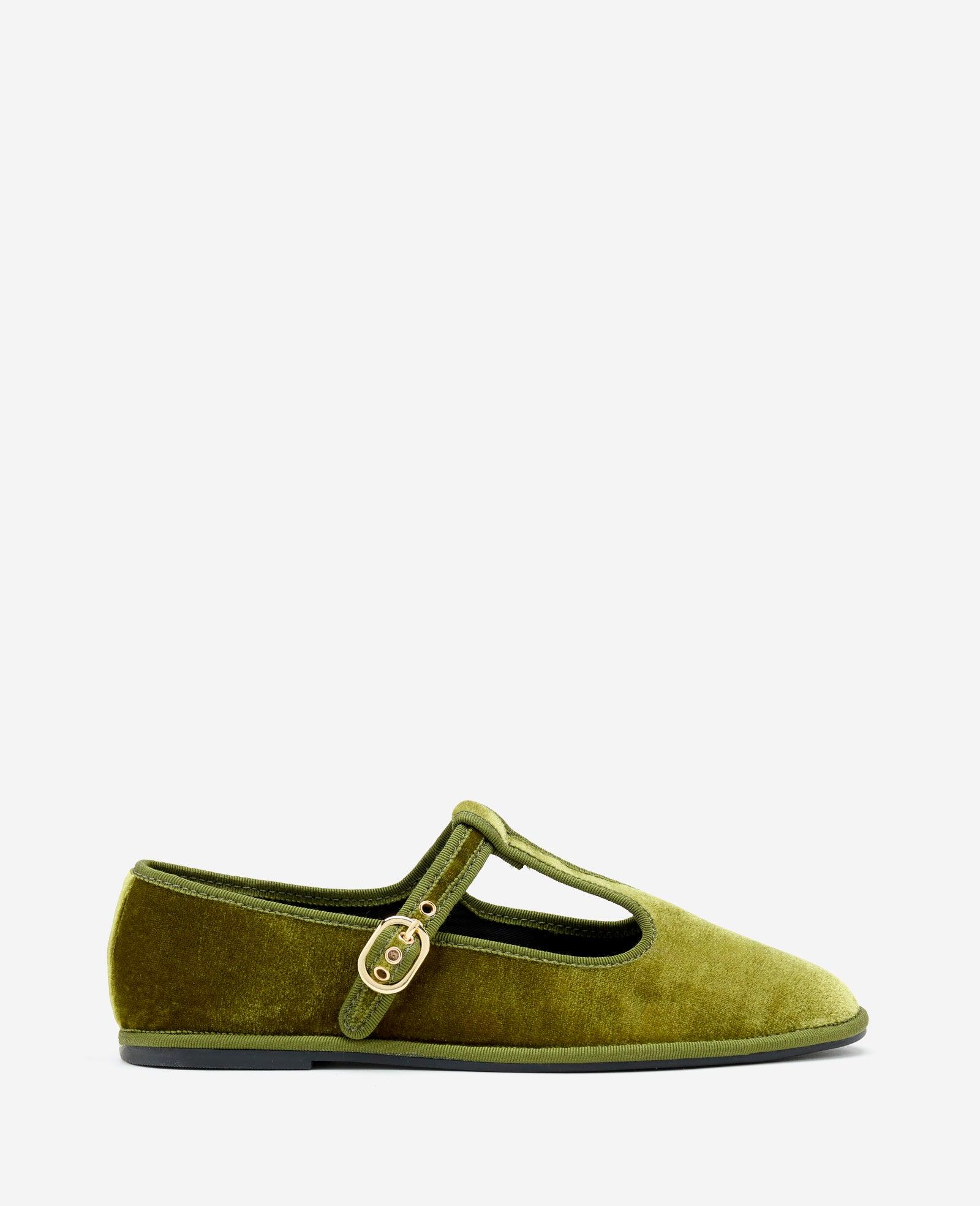 Kenneth Cole | Verona Velvet T-Strap Mary Jane Flat by KENNETH COLE
