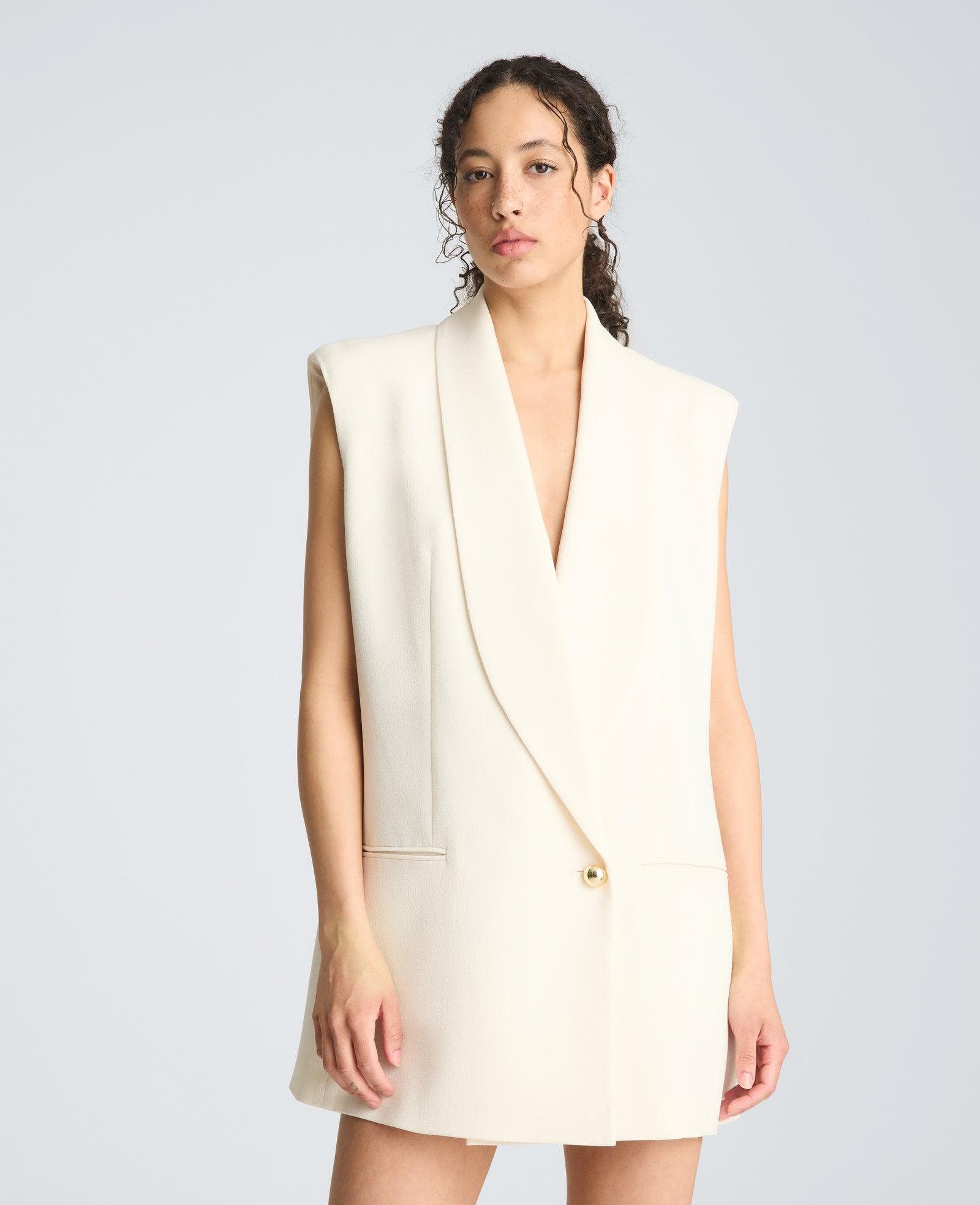 Kenneth Cole | Vest Mini Dress With Shawl Collar by KENNETH COLE