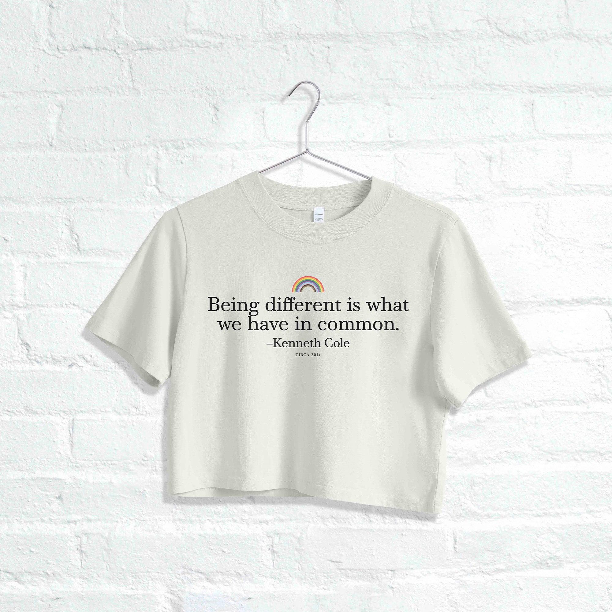 Kenneth Cole | Women's Different Cropped Tee by KENNETH COLE