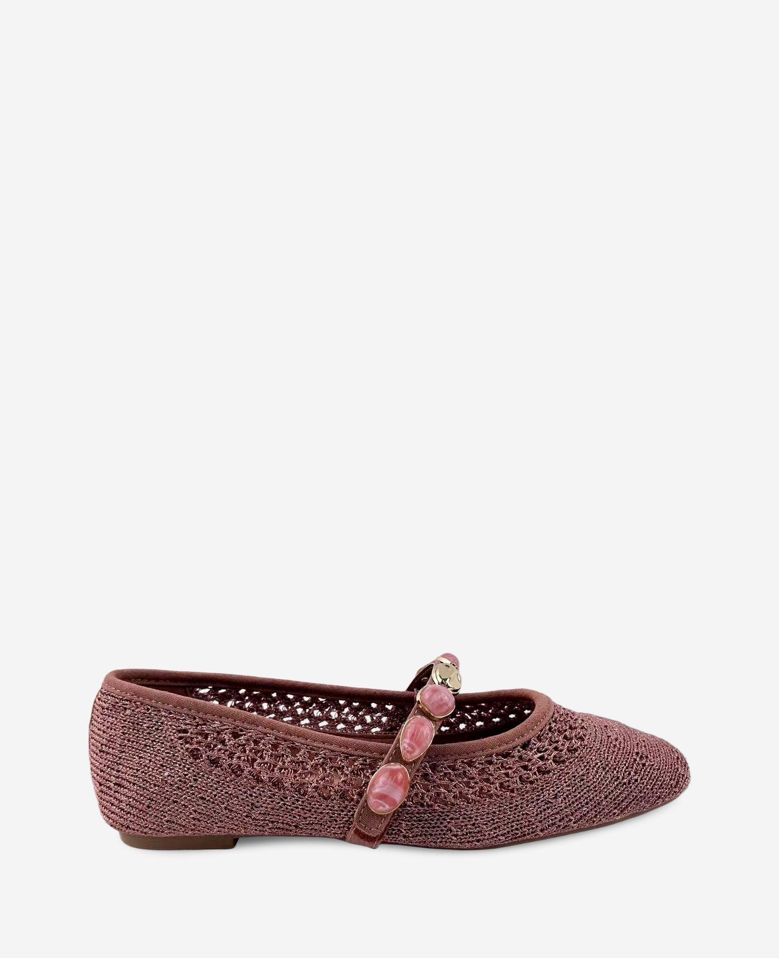 Kenneth Cole | Zeta Woven Knit Stone Embellished Ballet Flat by KENNETH COLE