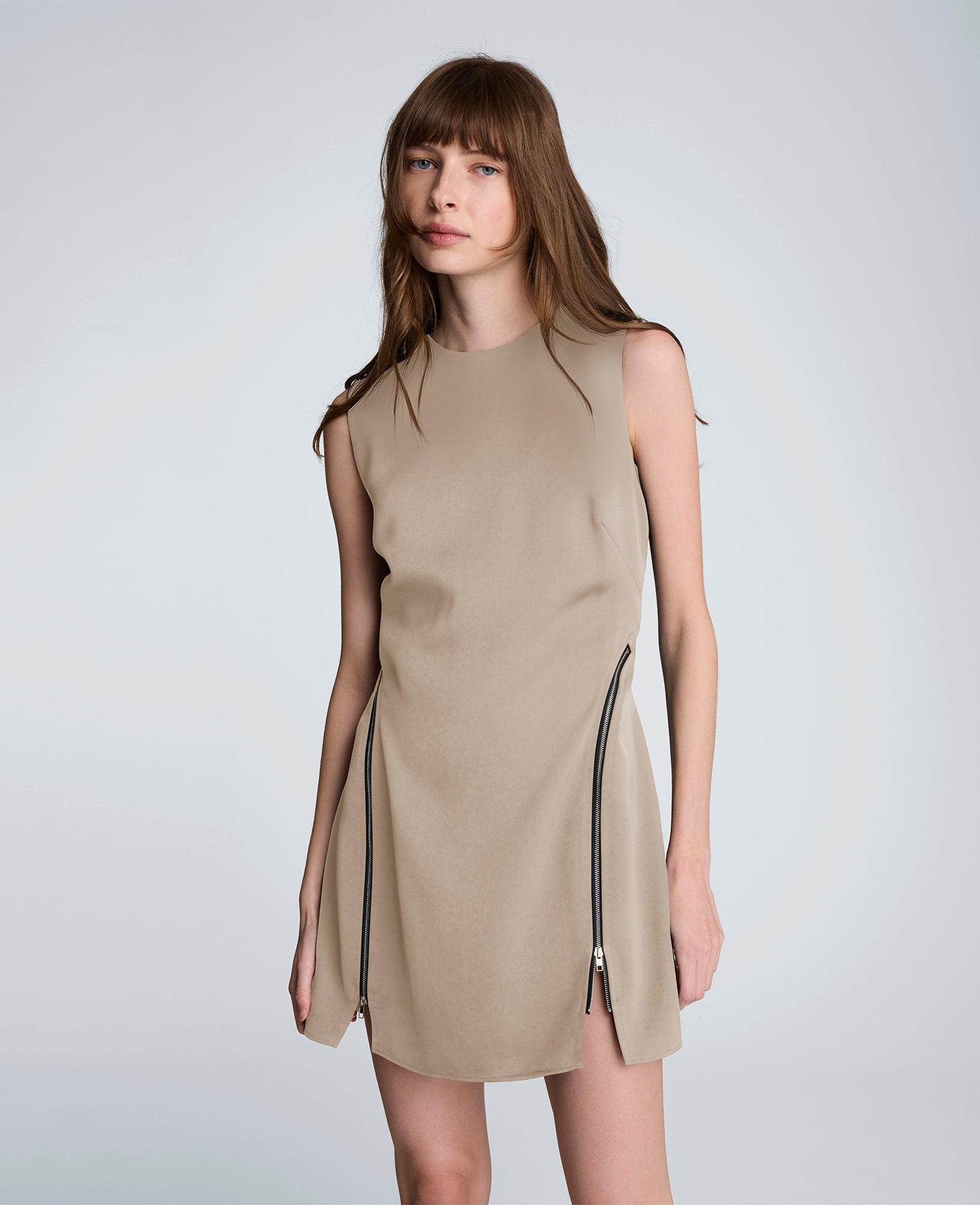 Kenneth Cole | Zipper Detail Mini Dress by KENNETH COLE