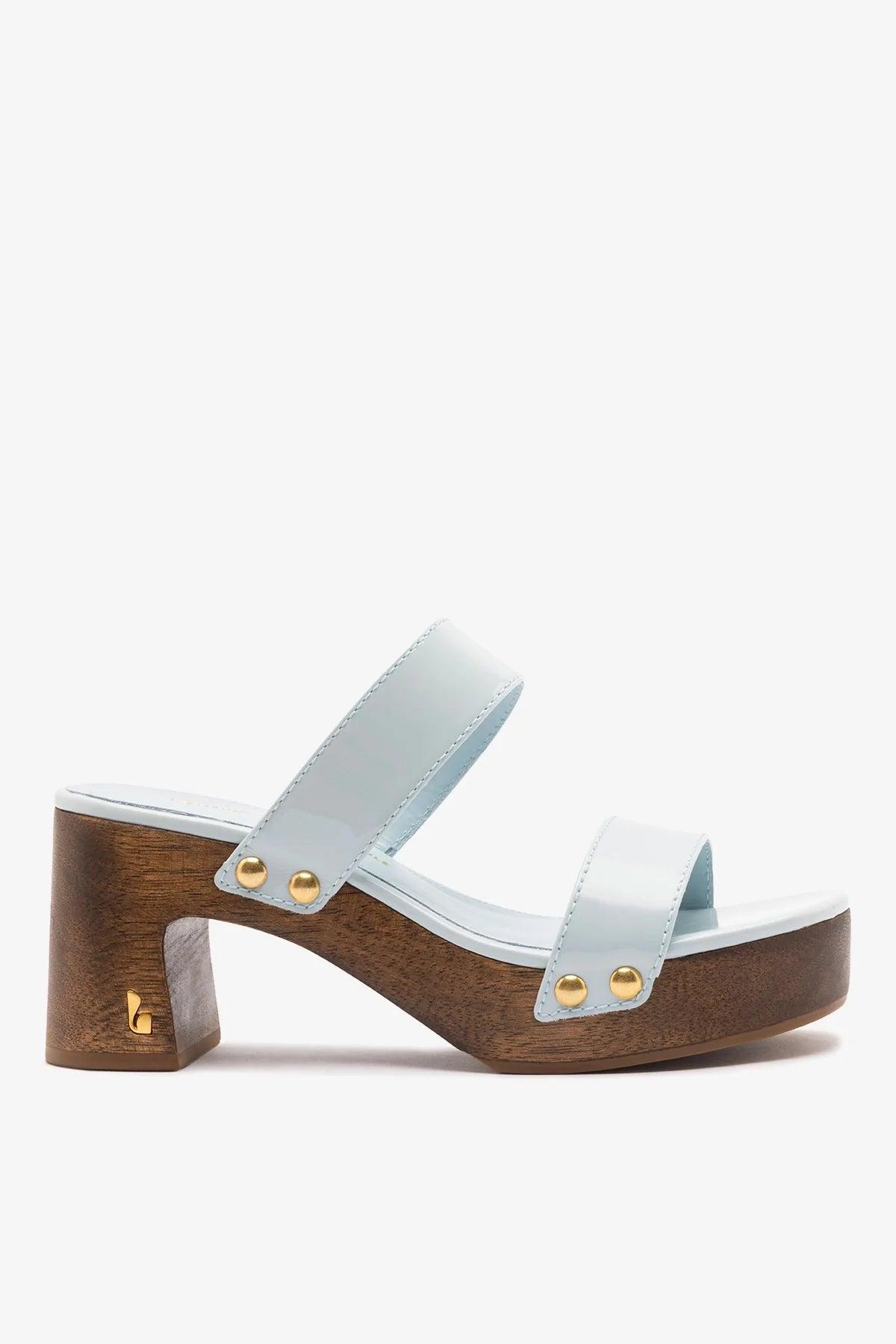 Larroudé X Kenneth Cole: Sandal Maya Patent Leather by KENNETH COLE