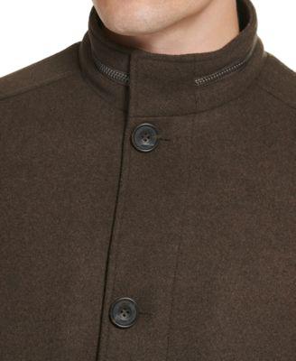 Men's Wool Button Car Coat by KENNETH COLE