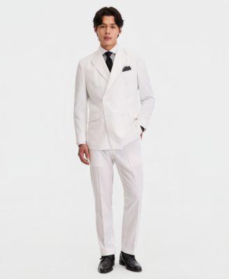 Men's Double-Breasted Slim-Fit Nested Suit by KENNETH COLE REACTION