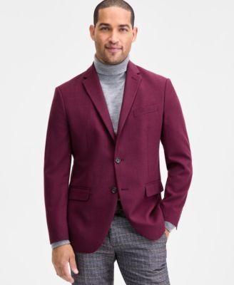 Men's Slim-Fit Techni-Cole Solid Weave Sport Coat by KENNETH COLE REACTION