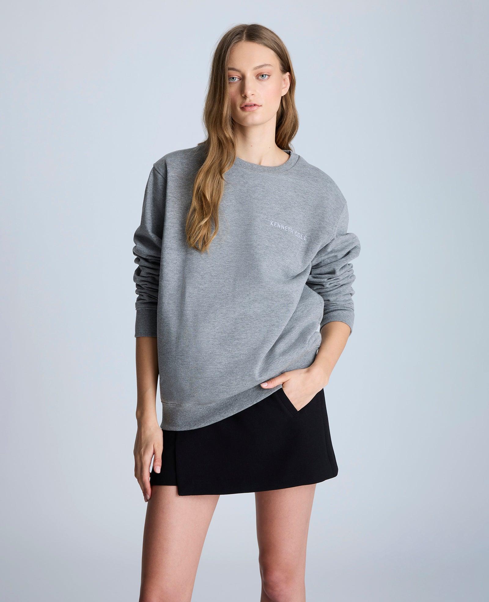Site Exclusive! Kenneth Cole Embroidered Logo Sweatshirt by KENNETH COLE