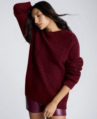 Women's Oversized Crewneck Sweater by KENNETH COLE