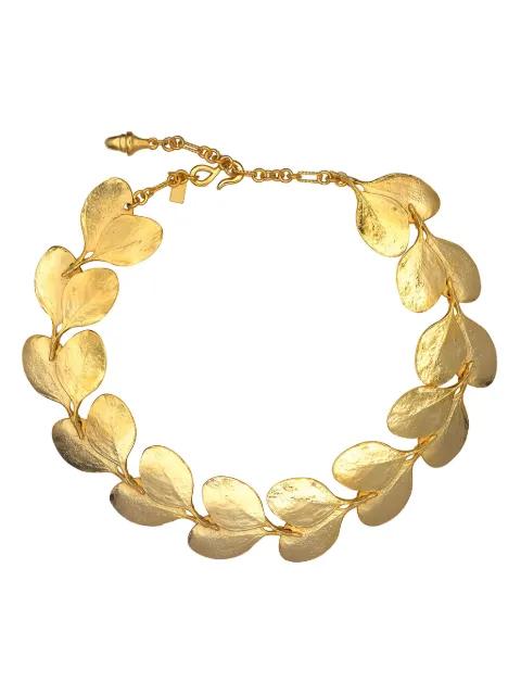 Leaves-charm necklace by KENNETH JAY LANE