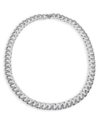 Pav&eacute; Chain Link Necklace by KENNETH JAY LANE