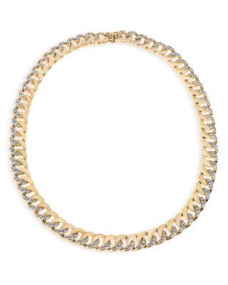 Pav&eacute; Chain Link Necklace by KENNETH JAY LANE