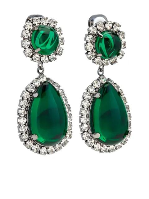 crystal-embellished earrings by KENNETH JAY LANE