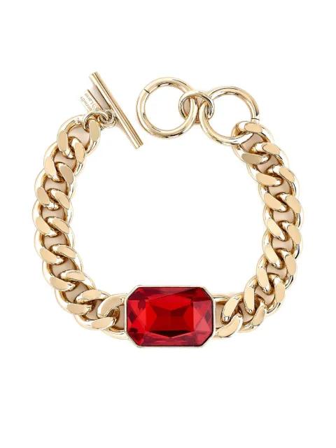 curb-chain ruby bracelet by KENNETH JAY LANE