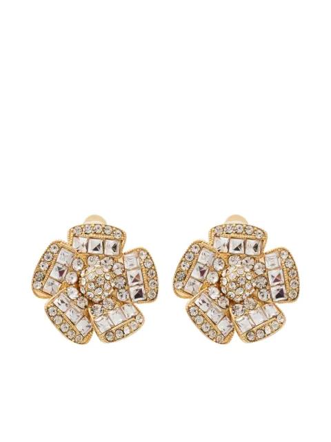 flower-detailing earrings by KENNETH JAY LANE