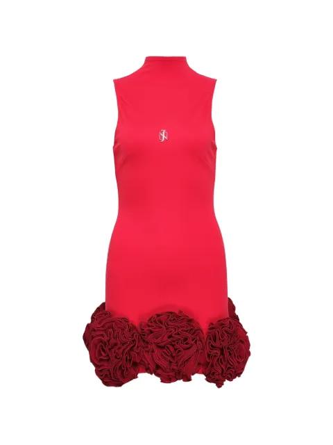 ruffled-hem sleeveless mini dress by KENZIE KLAMBIE