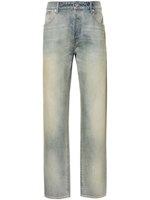Bara mid-rise slim-fit jeans by KENZO