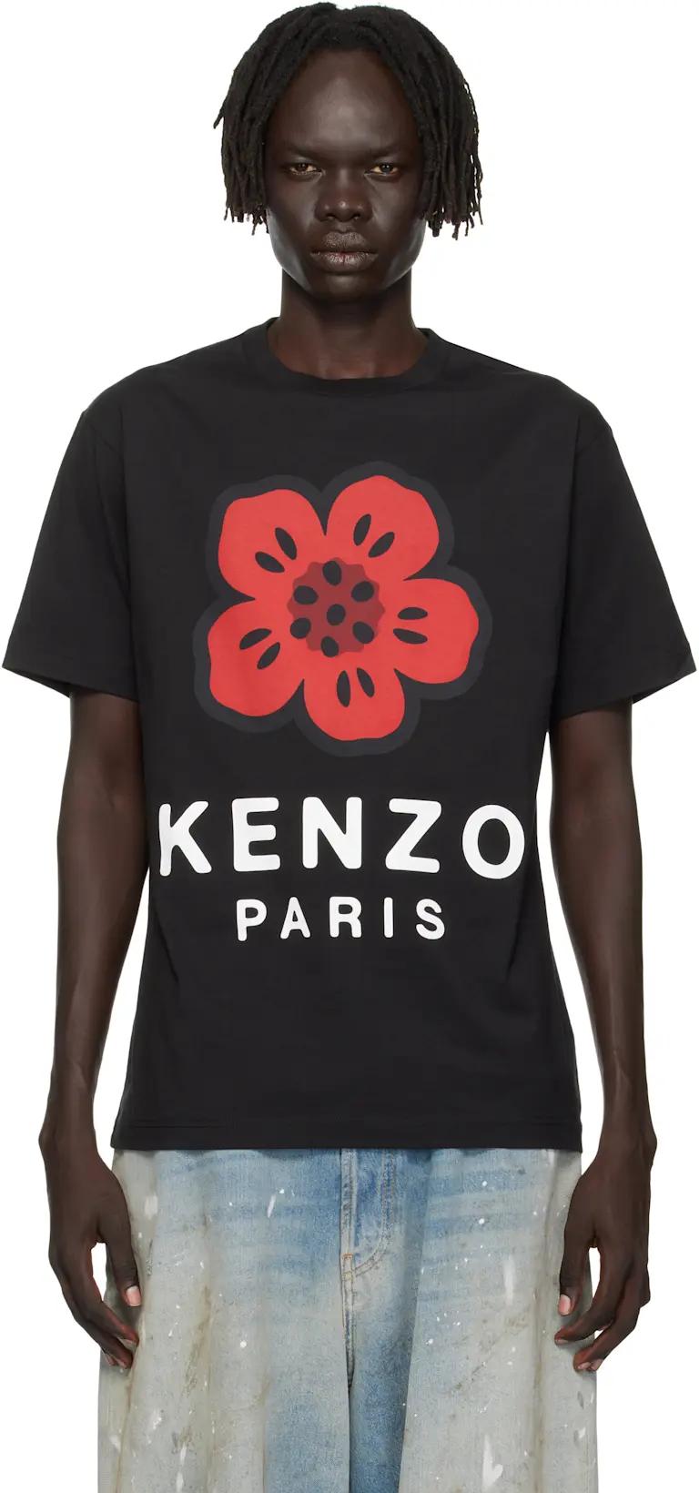 Black Kenzo Paris 'Boke Flower' T-shirt by KENZO
