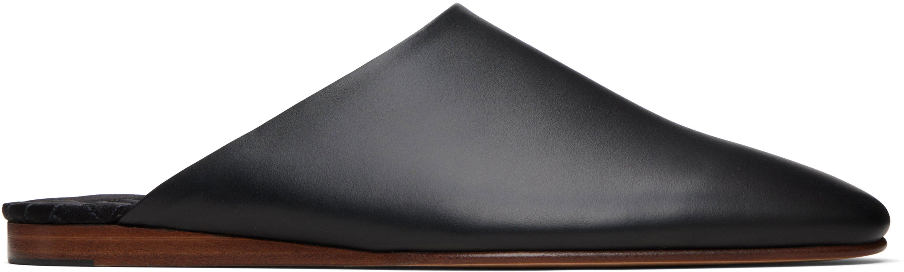 Black Kenzo Paris 'KENZO-Luke' Mule Slip-on Loafers by KENZO