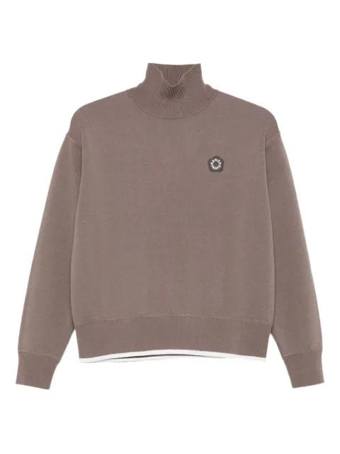 Boke Flower 2.0 embroidered high-neck sweater by KENZO