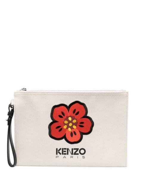 Boke Flower motif clutch by KENZO