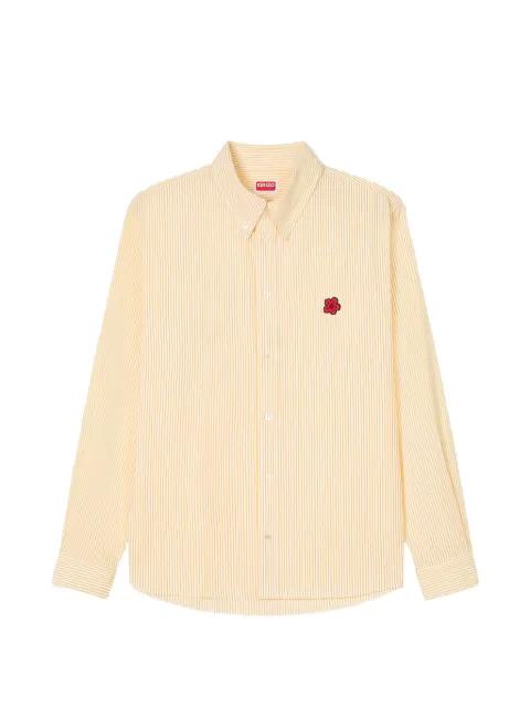 Boke flower embroidered cotton shirt by KENZO