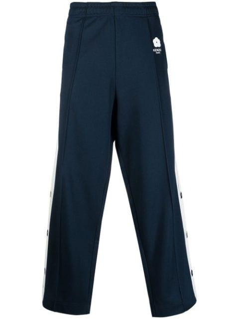 'Boke' flower signature motif track pants by KENZO