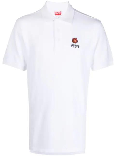 Boky Flower embroidered polo shirt by KENZO