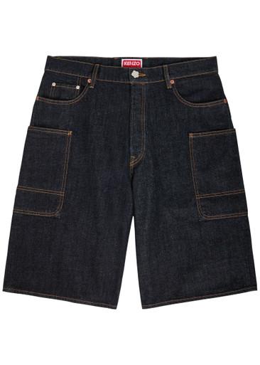 Cargo Monkey denim shorts by KENZO