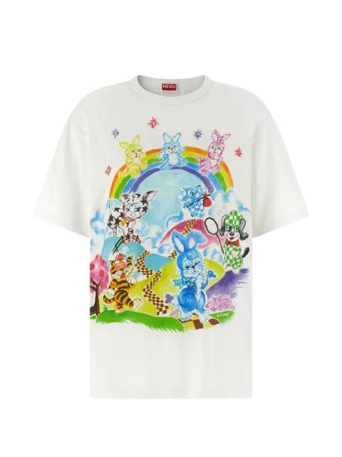 Cartoon printed T-shirt by KENZO