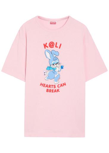 Cartoon printed cotton T-shirt by KENZO