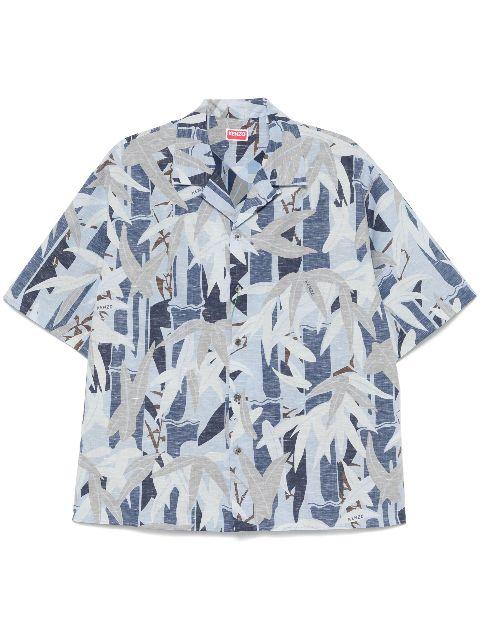 Chiku-Rin Camo Hawaiian shirt by KENZO