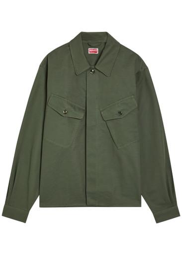 Cotton-twill overshirt by KENZO
