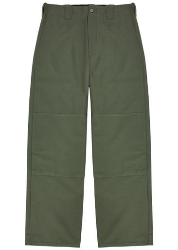 Double-knee cotton-twill chinos by KENZO