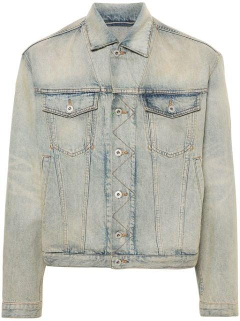 Drawn Varsity denim jacket by KENZO