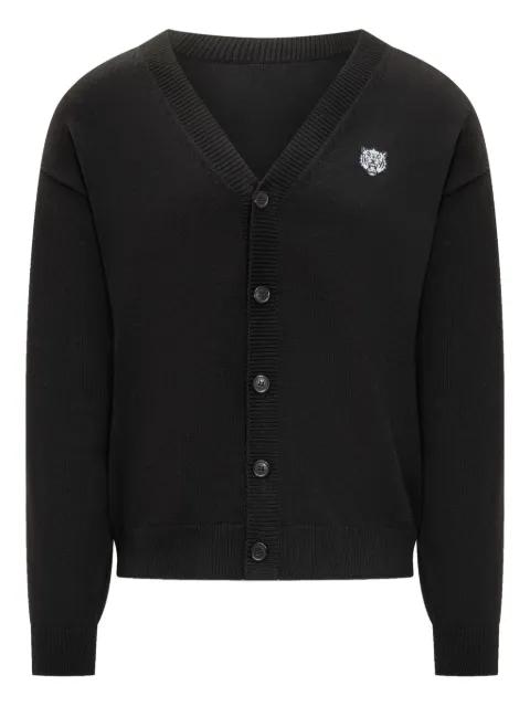 Happy Tiger-embroidered cardigan by KENZO